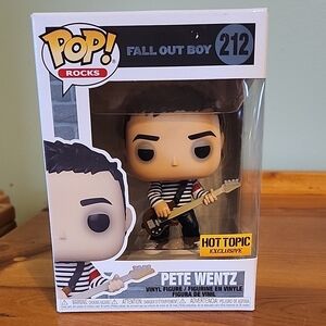 Funko POP! Rocks Fall Out Boy Pete Wentz Hot Topic Exclusive